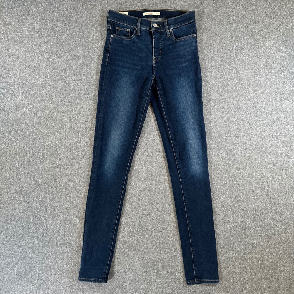Levis 311 Shaping Skinny Jeans Womens 26 Dark Wash Blue Stretch Denim Mid Rise